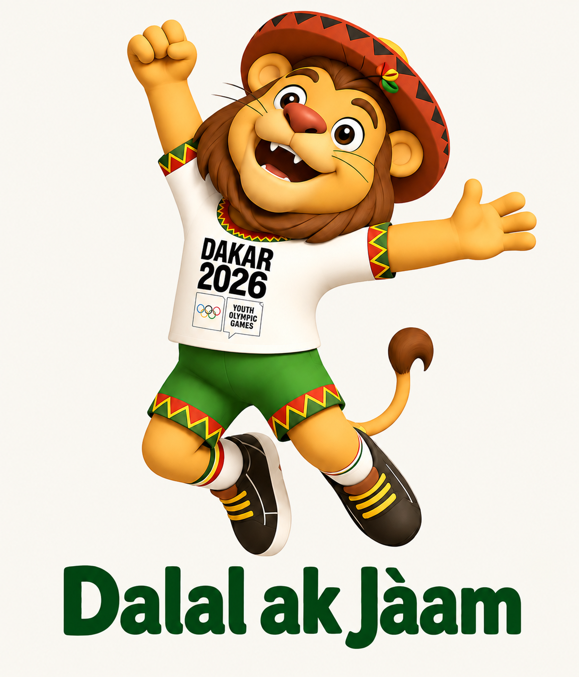 Ayo, la mascotte de Dakar 2026, accueille les voyageurs : Dalal ak Jàam